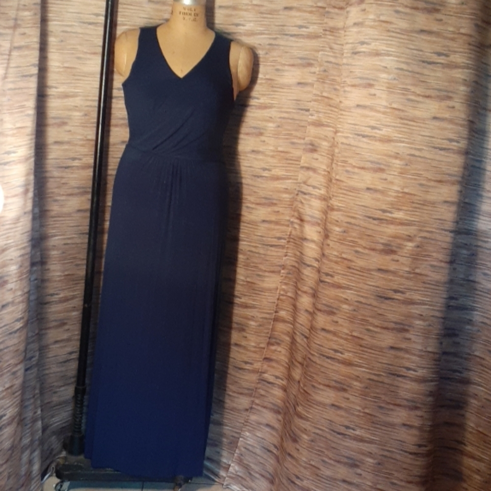 Finn & Clover navy blue maxi dress